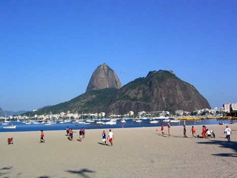 Playa de Botafogo y pan de azucar 