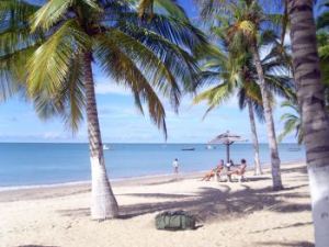 Playa cercana a la cruz de Coroa Vermelha