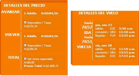 vuelo GOl más barato para verano 2011